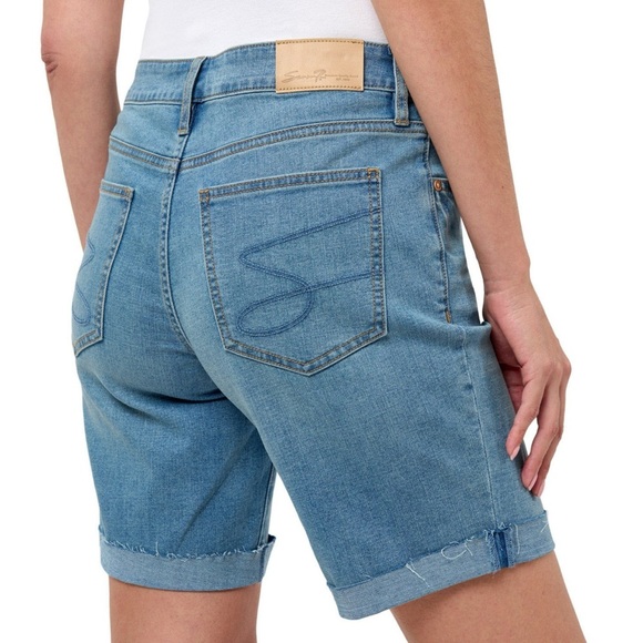 SEVEN7 BERMUDA SHORT 9” - MEDUIM BLUE SIZE 16 (NEW WITH TAGS) - Picture 2 of 6